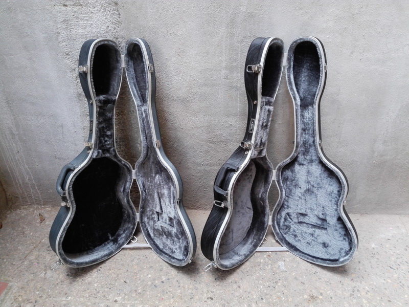 funda instrumento musica guitarra fibra metal tela 106x41x14 (25eu.) 1u